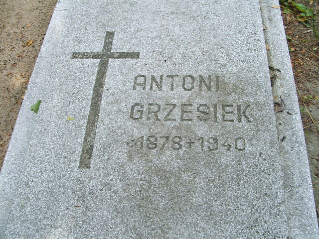 Antoni Grzesiek 1878 Ostrów Wielkopolski - Grobonet - Wyszukiwarka osób pochowanych