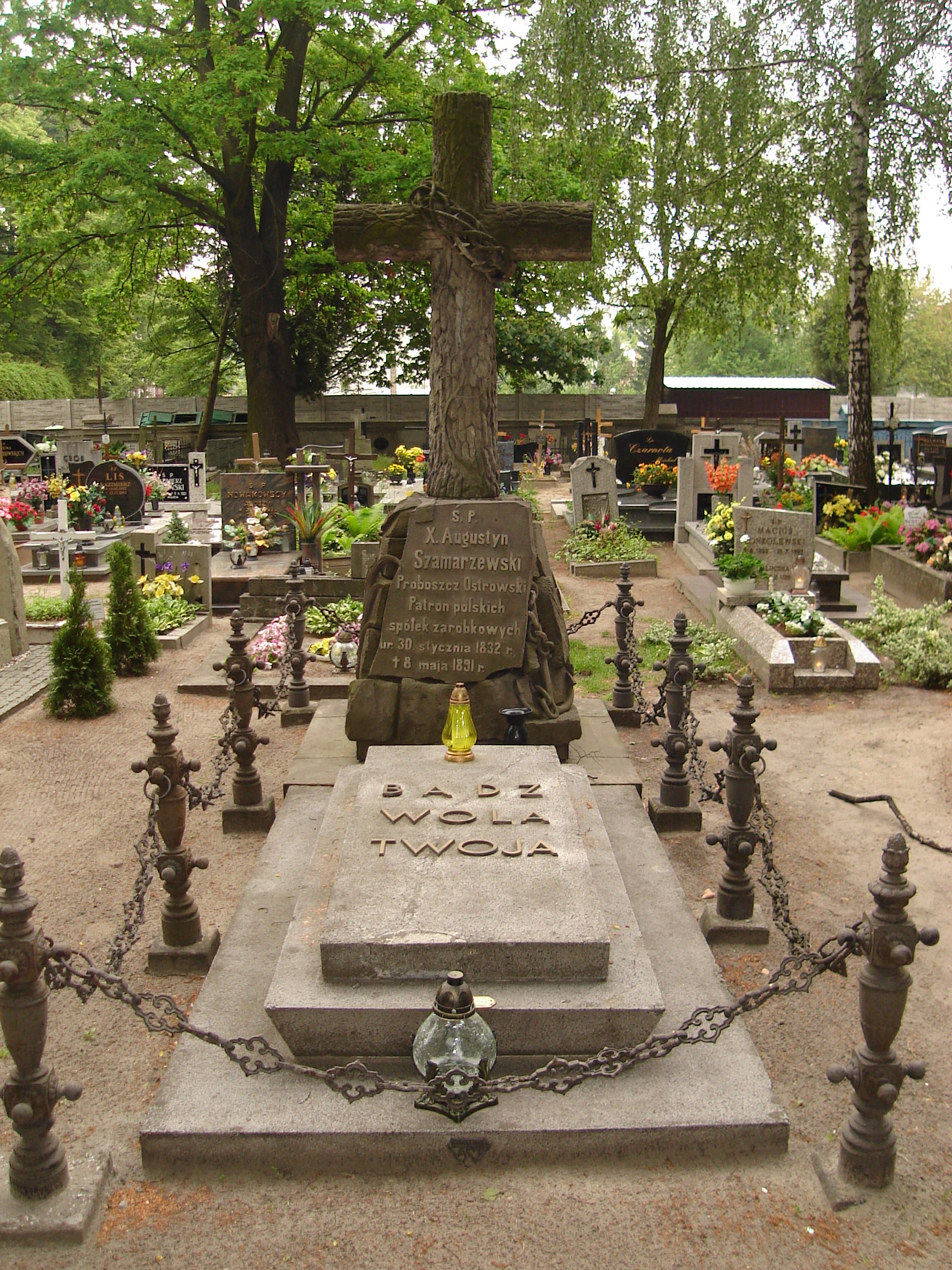 Augustyn Szamarzewski 1832 Ostrów Wielkopolski - Grobonet - Wyszukiwarka osób pochowanych