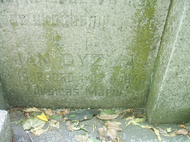 Jan Dyzma 1886 Ostrów Wielkopolski - Grobonet - Wyszukiwarka osób pochowanych