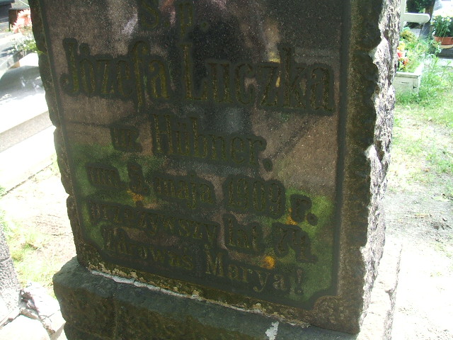 Józefa Łuczka 1909 Ostrów Wielkopolski - Grobonet - Wyszukiwarka osób pochowanych