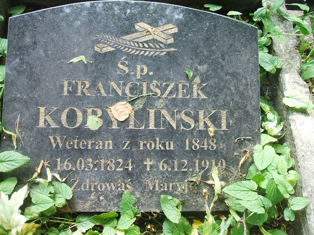 Franciszek Kobyliński 1824 Ostrów Wielkopolski - Grobonet - Wyszukiwarka osób pochowanych