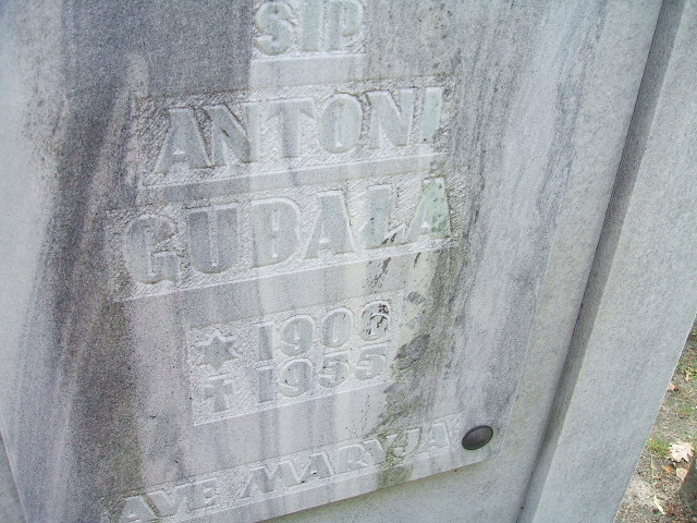 Antoni Gubała 1906 Ostrów Wielkopolski - Grobonet - Wyszukiwarka osób pochowanych