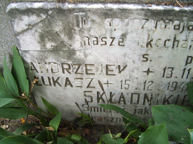 Łukasz Składnikiewicz 1948 Ostrów Wielkopolski - Grobonet - Wyszukiwarka osób pochowanych