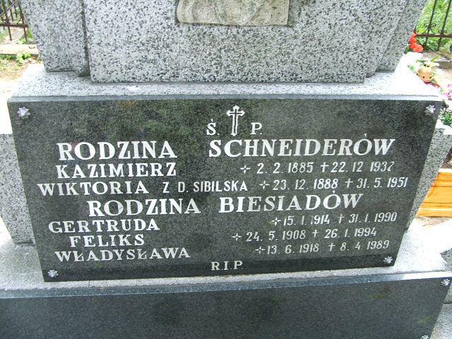 Kazimierz Schneider 1885 Ostrów Wielkopolski - Grobonet - Wyszukiwarka osób pochowanych