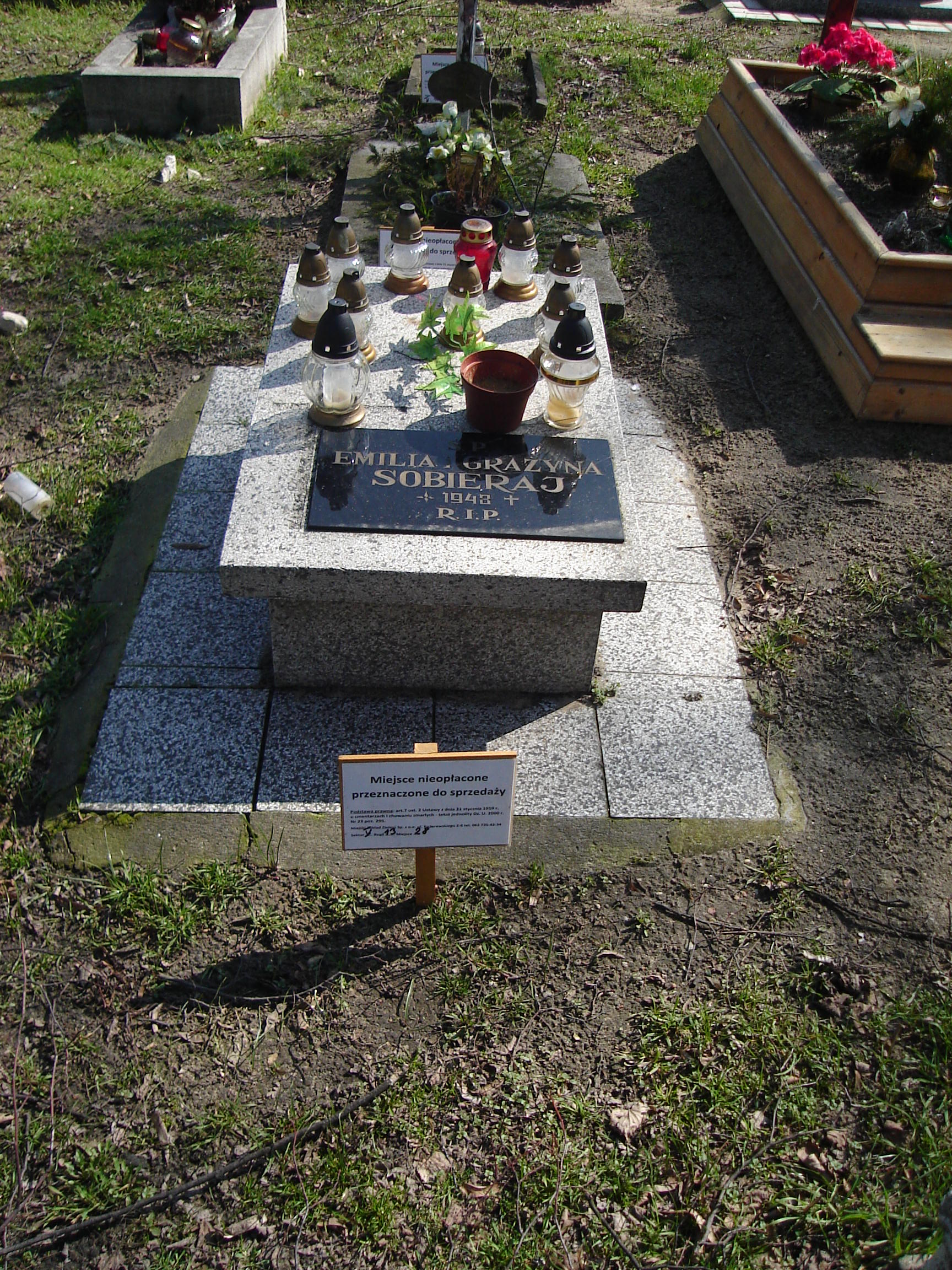 Grażyna Sobieraj 1948 Ostrów Wielkopolski - Grobonet - Wyszukiwarka osób pochowanych