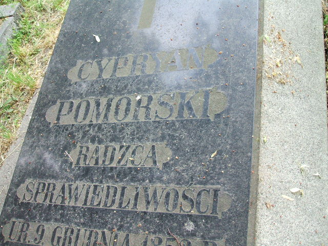 Cypryan Pomorski 1852 Ostrów Wielkopolski - Grobonet - Wyszukiwarka osób pochowanych