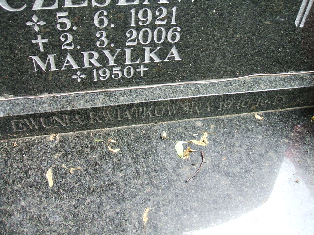 Grób Franciszka Kwiatkowska