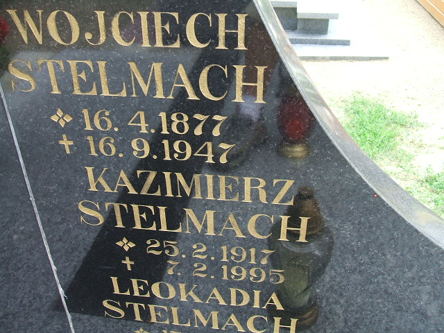 Grób Wojciech Stelmach