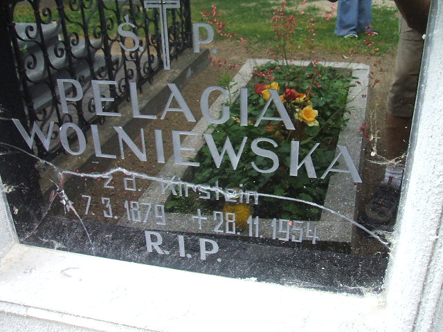 Pelagia Wolniewska 1879 Ostrów Wielkopolski - Grobonet - Wyszukiwarka osób pochowanych