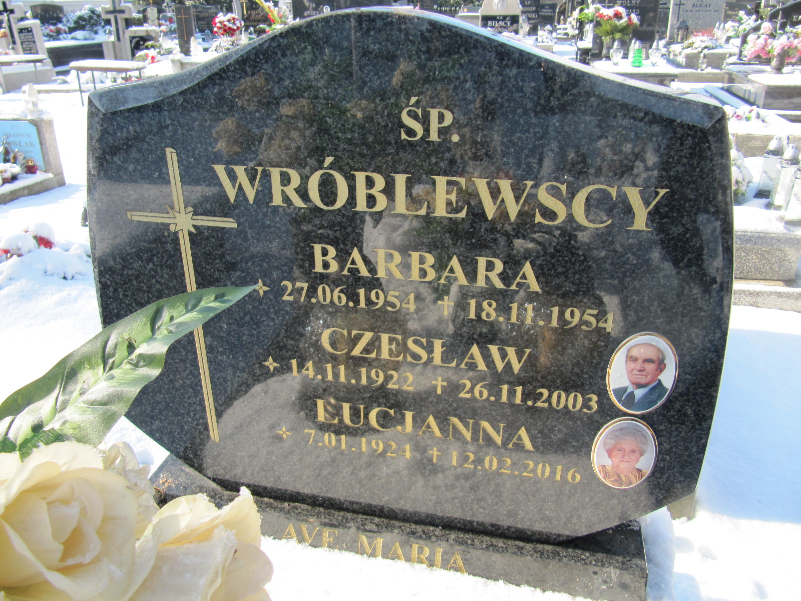 Barbara Wróblewska 1954 Ostrów Wielkopolski - Grobonet - Wyszukiwarka osób pochowanych