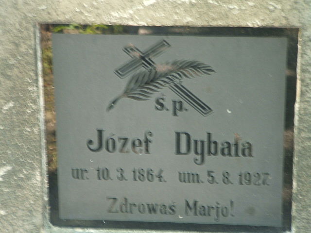 Józef Dybała 1864 Ostrów Wielkopolski - Grobonet - Wyszukiwarka osób pochowanych